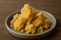 THCA crumble on a table