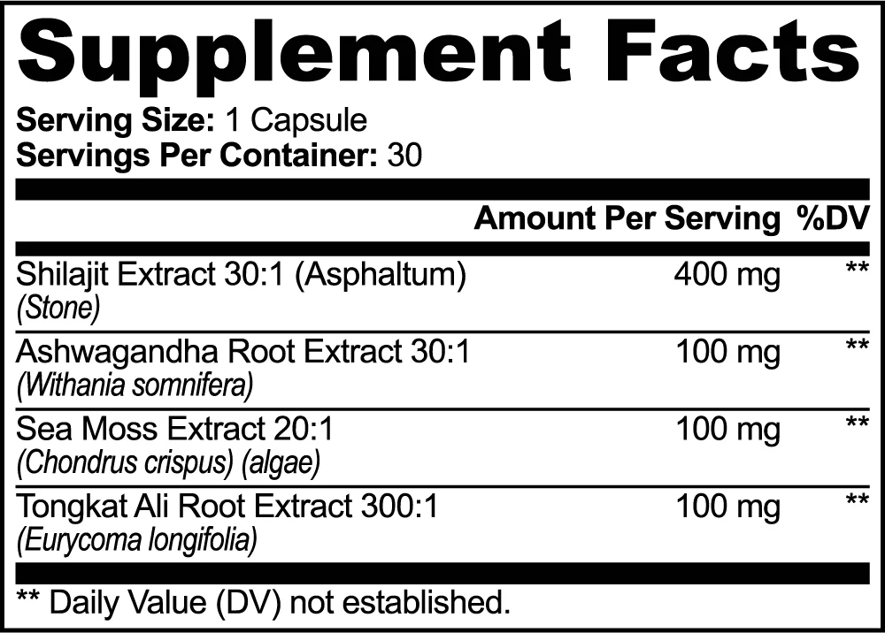 Shilajit Adaptogen Complex