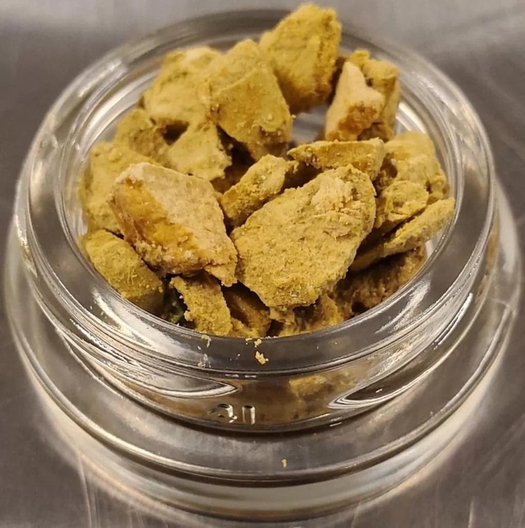 CBGA crumble 75% use on its own or add to your favorite smokable hemp flower